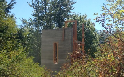 RAMMED EARTH WALL REVEALED