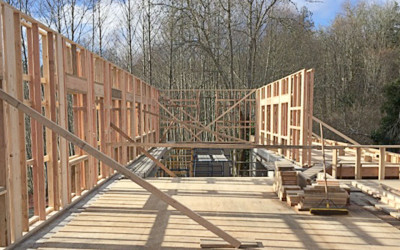 2nd Floor Framing Nears Completion